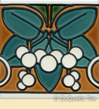 Art deco ceramic tile design 