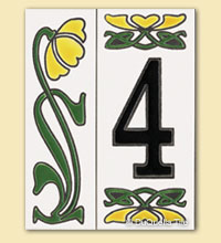 House Number Tiles, House Number Tiles