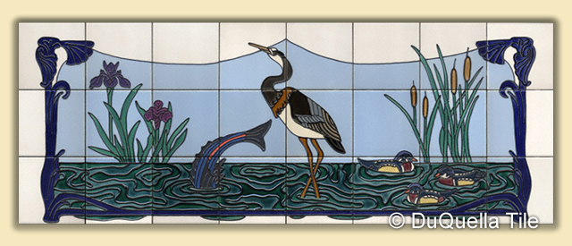 DuQuella Decorative Ceramic Tile Sets