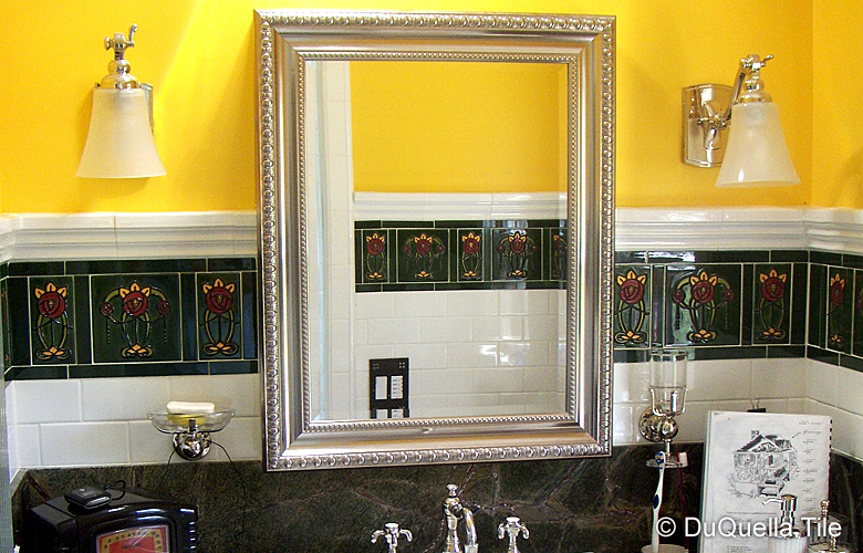 Decorative Ceramic Horizontal Border Tile Entry