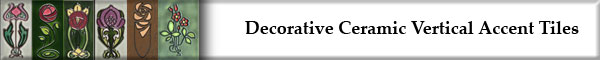 Decorative Ceramic Vertical Accent Tile Entry